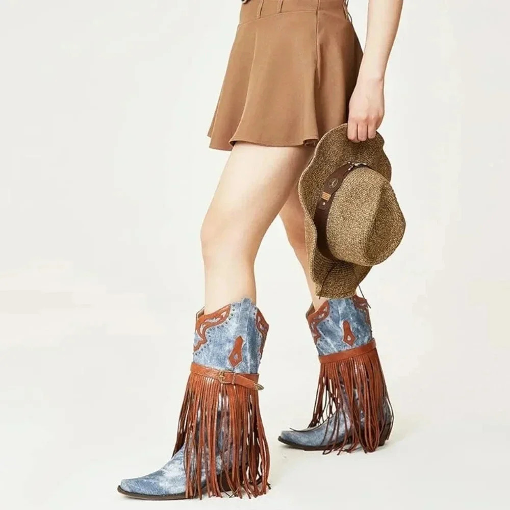 👢BRAND NEW popular BOOTS SALE shoes super comfortable trendy high heel 👢 - Picture 4 of 6